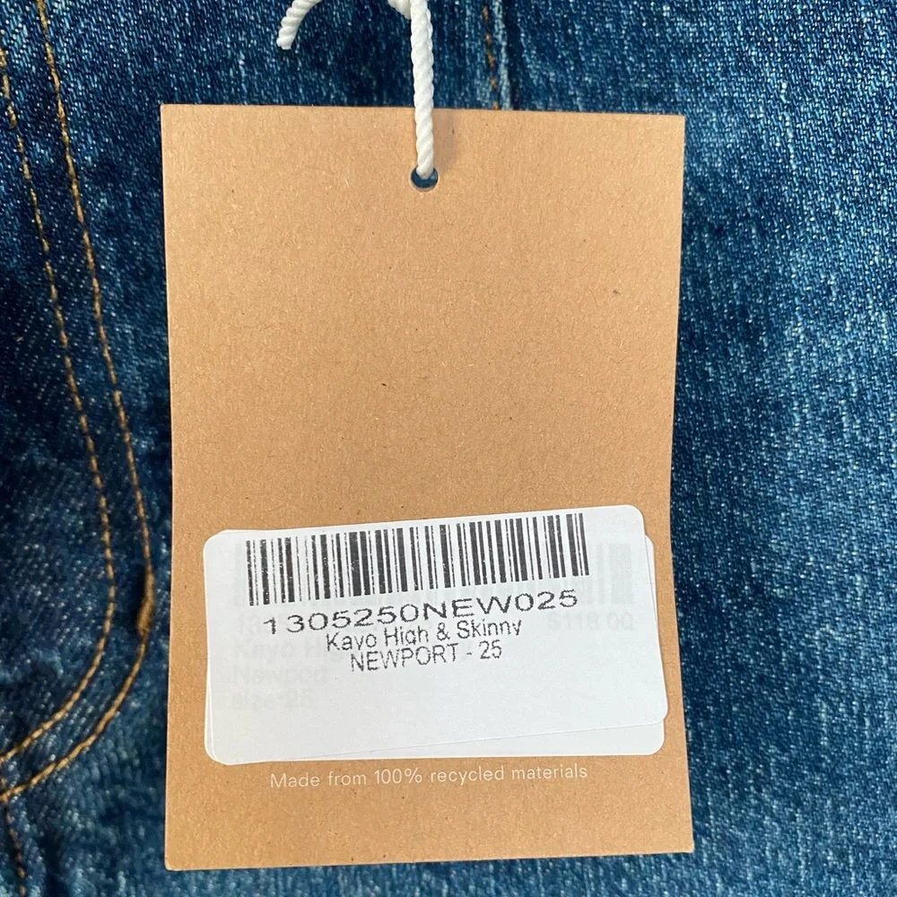 Price firm: New Reformation Kayo High Skinny Jeans Newport 25